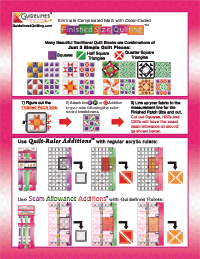 Seam Allowance Additions Flyer by Guidelines4Quilting