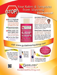 Grip Strips by Guidelines4Quilting