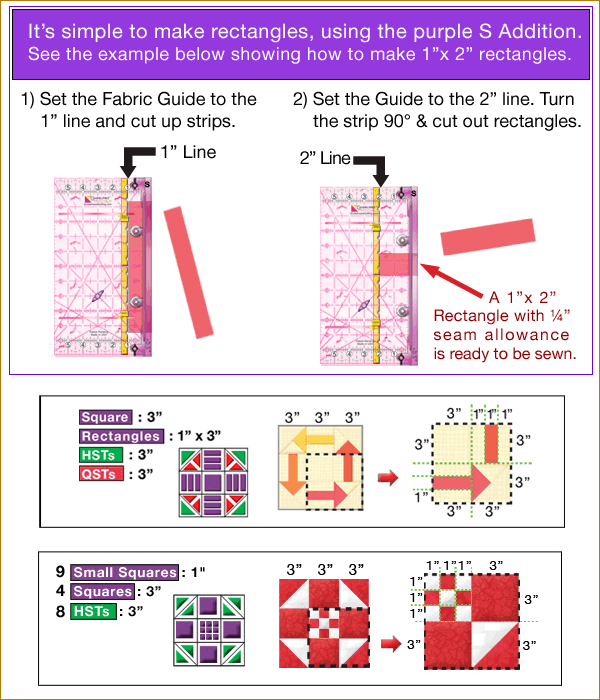 How to Make More Complex Blocks by Guidelines4Quilting
