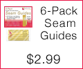 6-Pack Seam Guides by Guidelines4Quilting