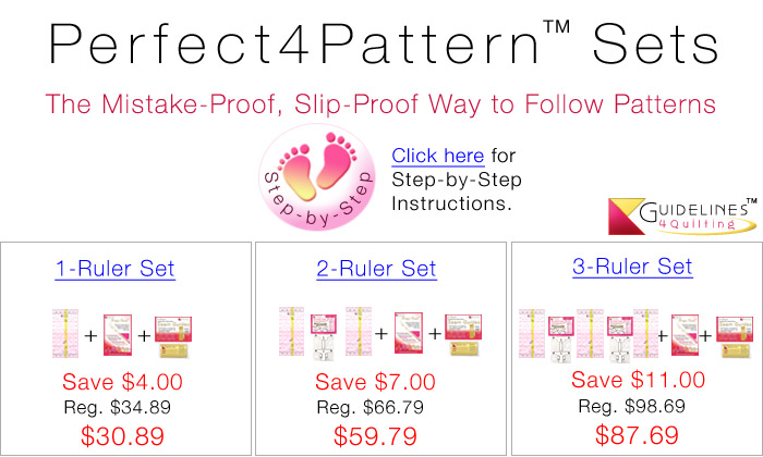 Perfect4Pattern-Sets by Guidelines4Quilting