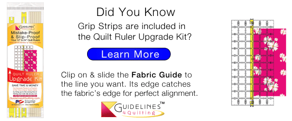 The Quilt Ruler Upgrade Kit by Guidelines4Quilting