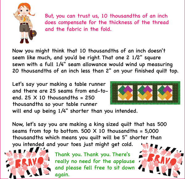 Answer to Question 2 - Guidelines4Quilting